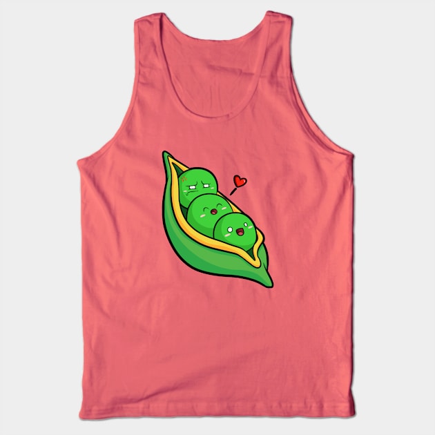 Tiny Little Sweet Peas Tank Top by Zach James Games